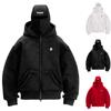 Hoodie Jacket Men's And Women's Double Hat Outdoor Sports Jacket
