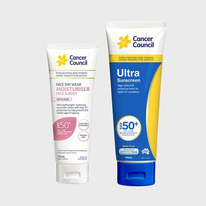 Австралийский солнцезащитный крем SPF 50+ (Ultra 110 мл + Face Daywear 75 мл)