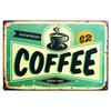 Vintage Shabby Chic Kaffee Menü Metall Zinn Zeichen Retro Home Bar Cafe Pub Taverne Wand dekoration dekorative Platte Poster für