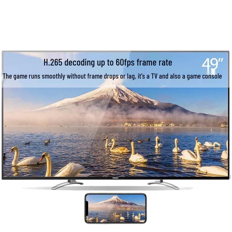 Беспроводная 4K HD 5G приставка для пожилых людей с функцией трансляции экрана 2024