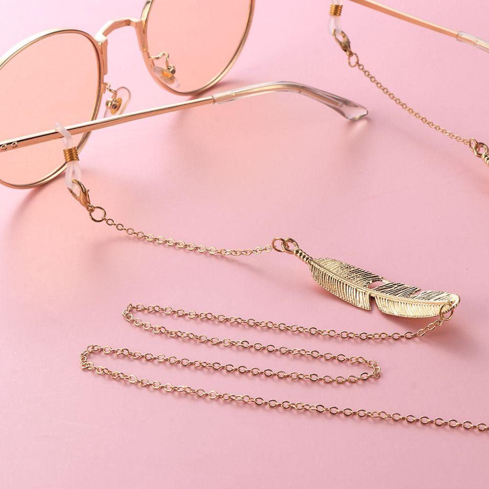 Для очков Очки для чтения Шнурок для очков Жемчуг Держатель для солнцезащитных очков Цепочки для очков Листья Цепочки для очков
