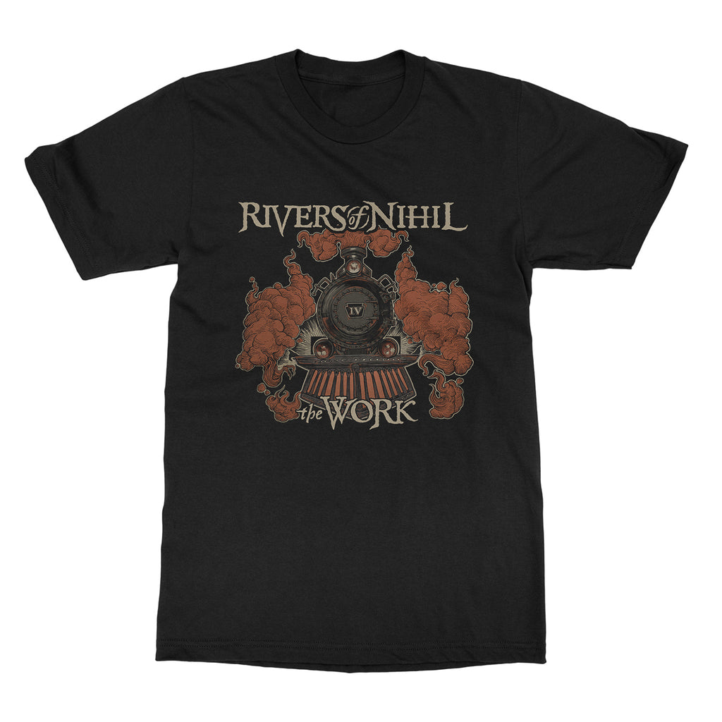 Хлопковая футболка с графикой группы Rivers of Nihil, унисекс, летняя, с коротким рукавом, модный бренд, роскошная, повседневная, винтажная, ретро, топ