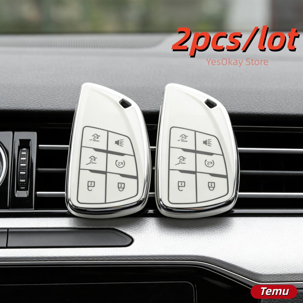 2 шт. Чехлы для корпуса автомобильного ключа для Buick Envision S Plus Avenir Для Chevrolet Tahoe Suburban Для GMC Yukon