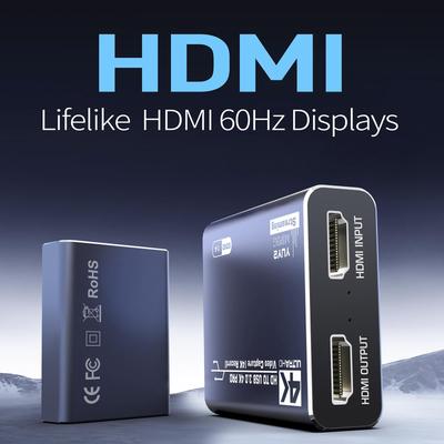 Карта захвата HDMI 4K Видео Прямая трансляция USB3.0 Данные Камера PS4 Запись