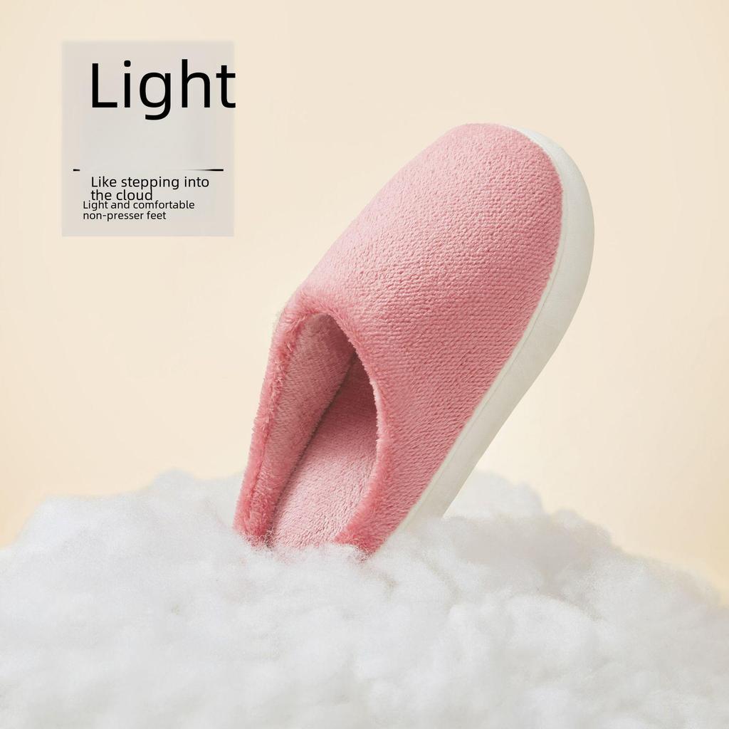 Зимние тапочки из фланели и хлопка на толстой подошве — теплые и удобные для использования в помещении