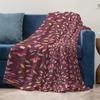 Soft Cozy Watercolor Floral Fleece Blanket Throw for Women Girls Sofa Bed Decoration Gift
