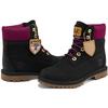 (WMNS) Женские водонепроницаемые ботинки Timberland Heritage 6 дюймов 'Черный нубук с розовым' A44KXW