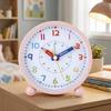 Pencil Design Children's Alarm Clock Battery Operated Time Planning Clock  Bedroom Decor