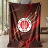 Fulham Football Print Flannel Blanket, Soft Warm Lightweight Throw Blanket for Sofa Bed Camping