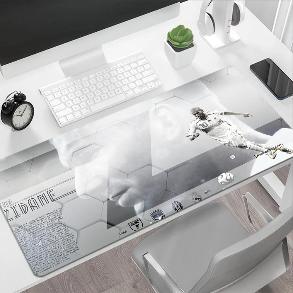 Zinedine Zidane's Retirement Large Mouse Pad Gamer Mousepad HD Print Desk Pad Non-Slip Rubber Bottom Perfect for Office Desktop Supplies School Home