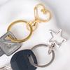 10Pcs Cute Moon Star Heart Cat Animal Flower Hollow Diy Keychain Accessories Lobster Clasp Key Ring With 8Mm Open Ring