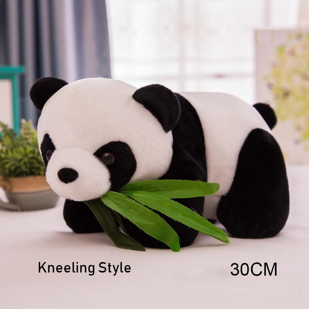 Gift Kneeling Sitting Soft cloth Toy Stuffed Animals Cute Cartoon Pillow Plush Panda Present Doll