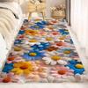 Bedside Carpet Cute Bedroom Stain Resistant Drifting Window Living Room Sofa Room Floor Mat Thickened Home Floor Mat