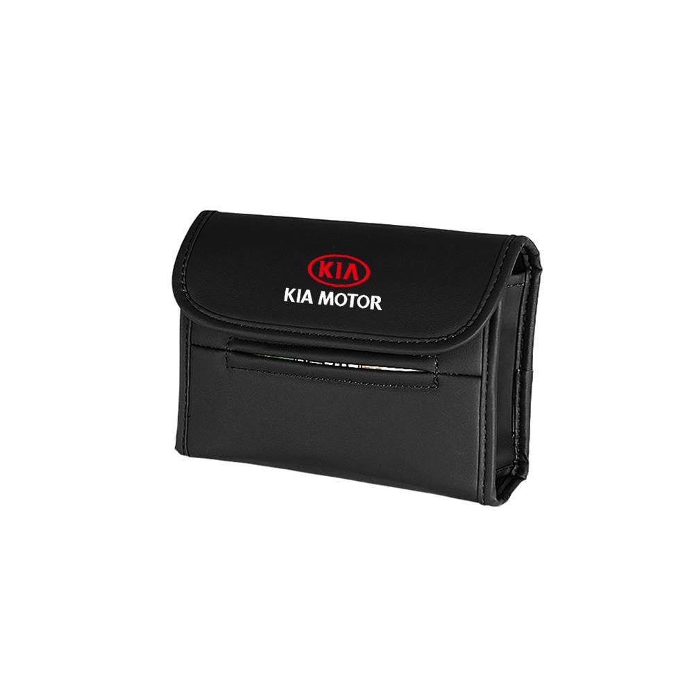 Car Tissue Box Car Seat Back Tissue Hanging Storage Bag For KIA Sportage Ceed Sorento Cerato Optima Picanto Rio Soul K5 K3 K2 K4 BV3