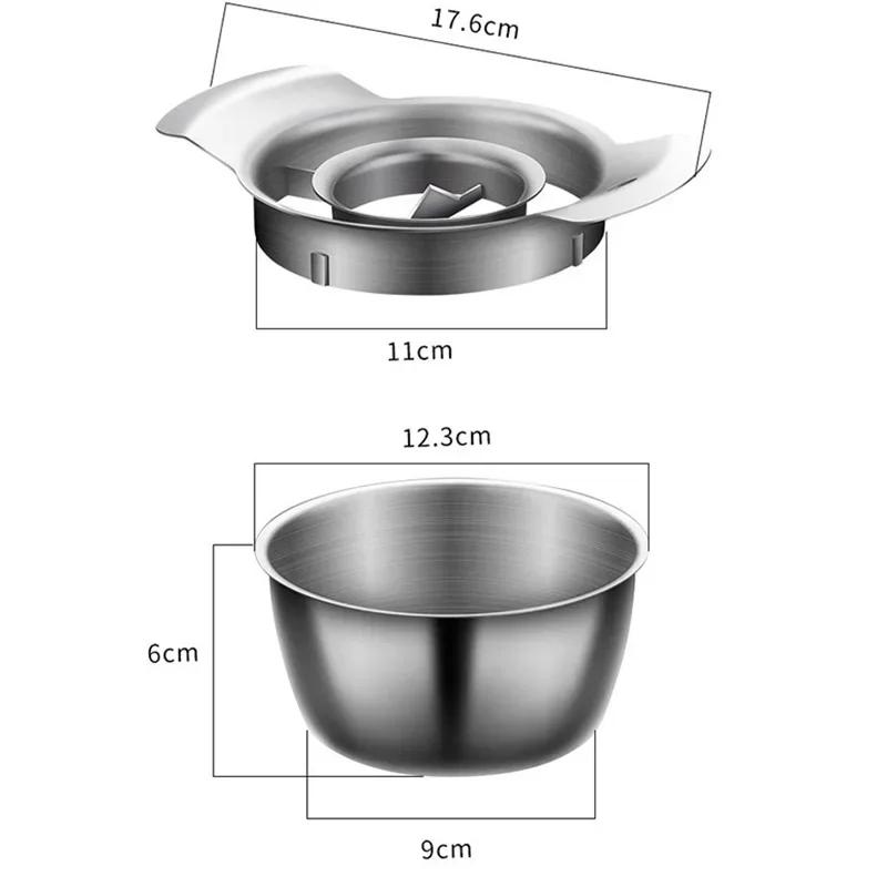 Инструмент для чистки граната Сепаратор мякоти из нержавеющей стали Кухонный инструмент для фруктов и овощей Быстрая чистка Удаление семян Кухонные аксессуары