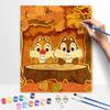Disney Чип и Дейл цифровой набор для масляной живописи DIY ручная работа осеннее домашнее украшение подарок