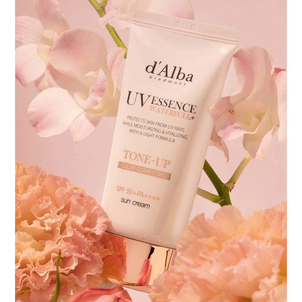 d'Alba Waterful Essence Sun Cream SPF50+ PA++++ 50ml + Waterful Tone-up Sun Cream SPF50+ PA++++ 50ml + Gift Bag