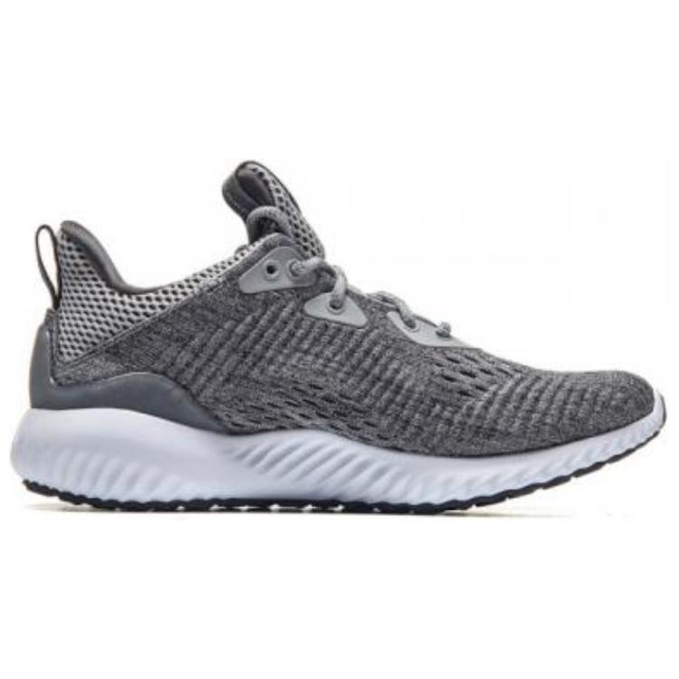 adidas AlphaBounce Скользкие Устойчивые к истиранию Низкие Повседневные Беговые Кроссовки Женские Серые BW1194
