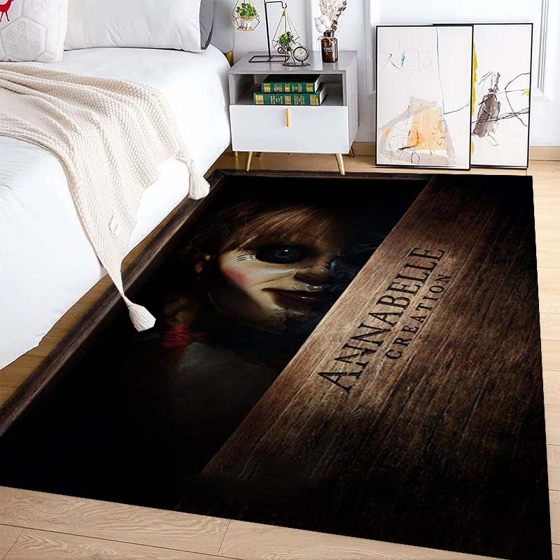 Doll Horror Unveiled carpet Living room and bedroom mats printing Christmas gifts Dormitory decoration Protective pad
