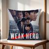 Фильм W-Слабый герой Класс 2 Наволочка для подушки Подушка Диван Принт Украшение Комната Дом Офис Кофейня Автомобиль Скандинавская Простота