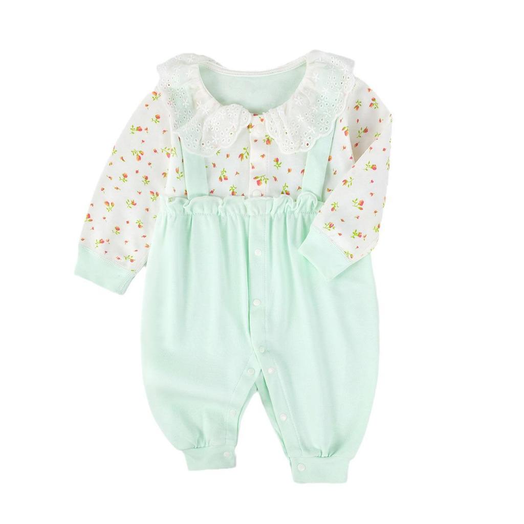 Комбинезон для новорожденных с длинными рукавами 2024 года — супер милый комбинезон на весну/осень для раннего ползания