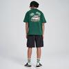 Reebok Футболка унисекс из серии Sports Lifestyle, однотонная, повседневная, с круглым вырезом и коротким рукавом, зеленая 24SRM421UGL1