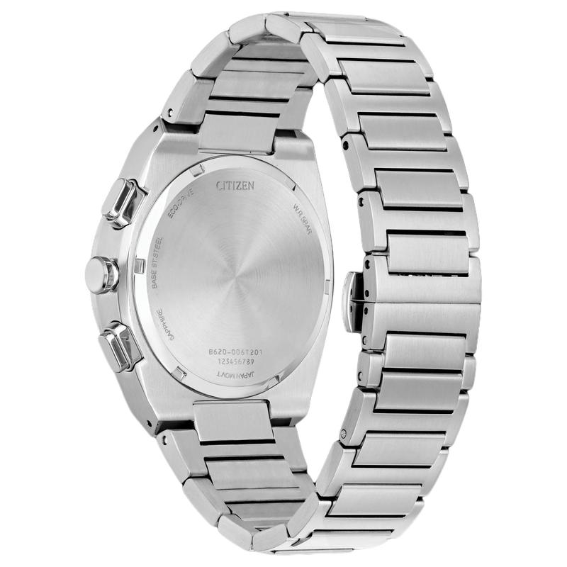 Citizen Серия Eco-Drive Водонепроницаемость 50 метров Календарь Солнечный Кварц Стальной Ремешок 43 мм Мужские Часы Черный Циферблат CA4580-50E