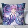 Minato Aqua Animation HHololive Pillow Case Fashion Square Pillowcase Bedroom Sofa Room Ins Decoration Leisure