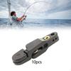 10 Клипс для даунриггера, Быстросъемные клипсы для лески для планерной доски, Троллинговая рыбалка