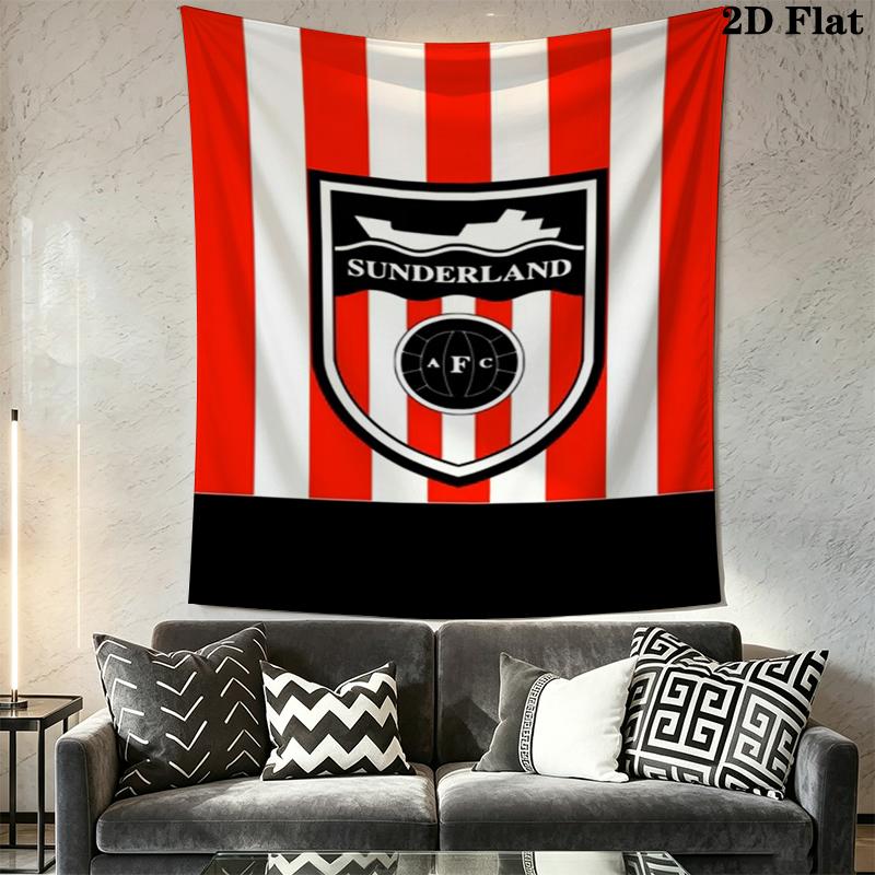 Sunderland Wall Tapestry Aesthetic Wall Hanging Printed Fabric Blanket Decorative Tapestries for Bedroom Living Room Home Decor