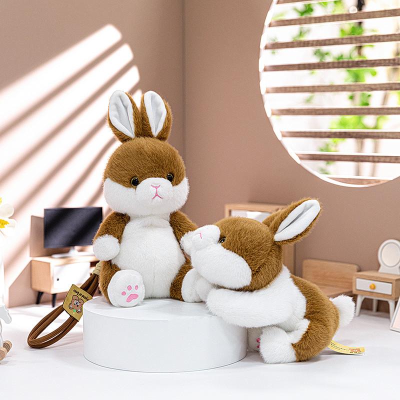 Pocket Soft Pouch Rabbit Plushie Pp Cotton Fill Children Plush Toy Enthusiasts