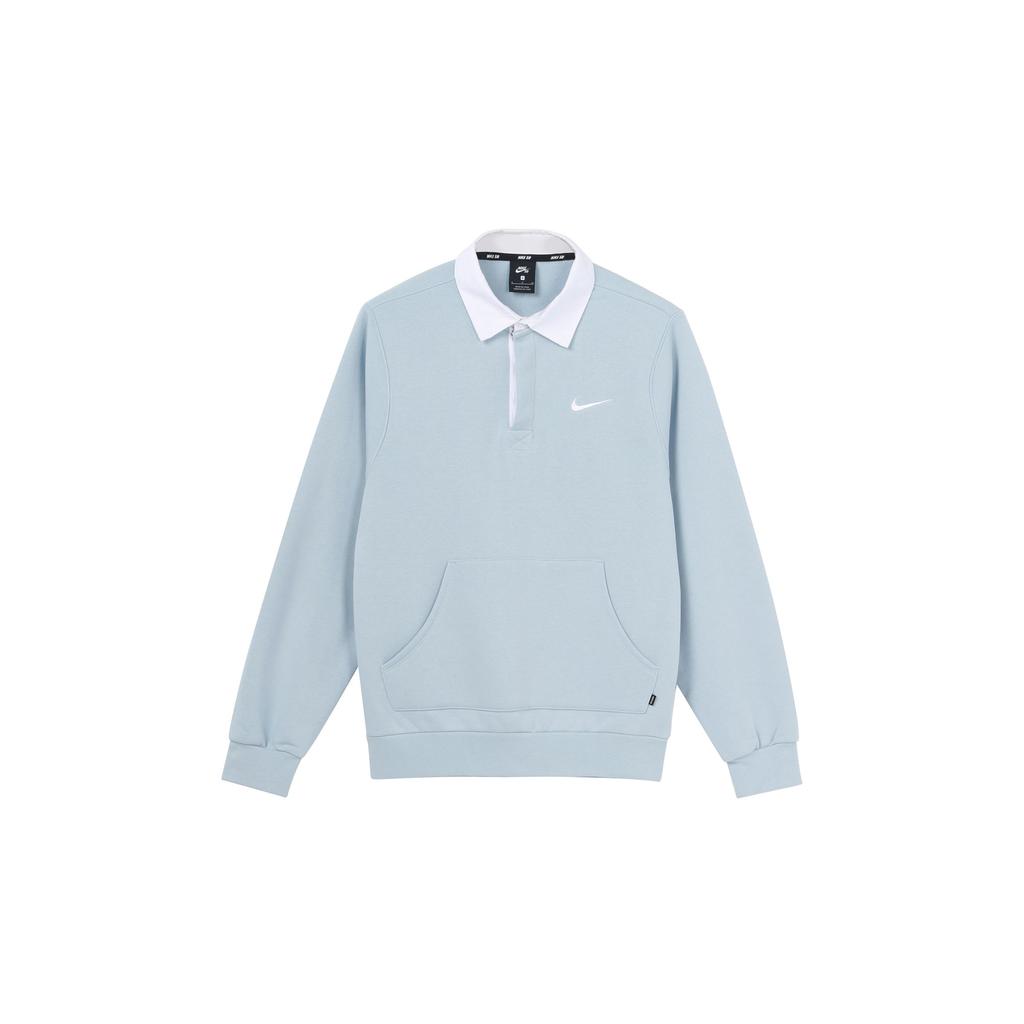 Nike SB Fleece Skateboard Knit Breathable Embroidered Sweatshirt Men Sweatshirt Blue DM6483-440