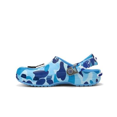 Crocs Classic Clog A Bathing Ape ABC Camo Синий