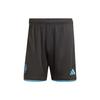 Шорты Arsenal 23/24 Away с логотипом, цветными блоками, эластичным поясом, прямые футбольные шорты, мужские шорты, черные HR6925