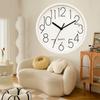 Современные скандинавские стильные тихие часы для ресторана Простая атмосфера Модные креативные настенные часы для гостиной Домашние подвесные настенные часы