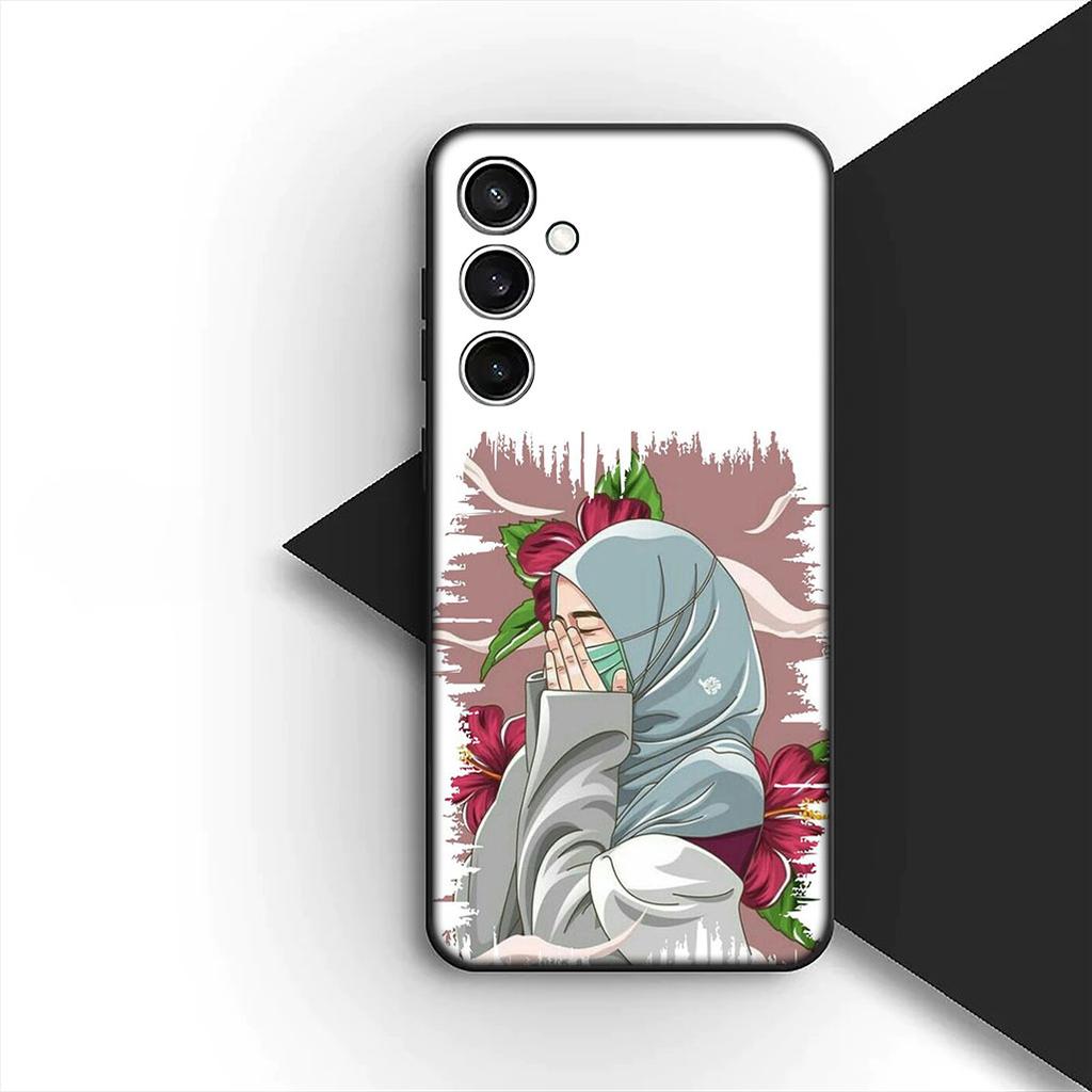 Cover for Apple iPhone 12 13 Pro XS Max Mini ProMax X XR Air 13Pro Casing Phone Case Arabic islamic muslim Muslimah Girl