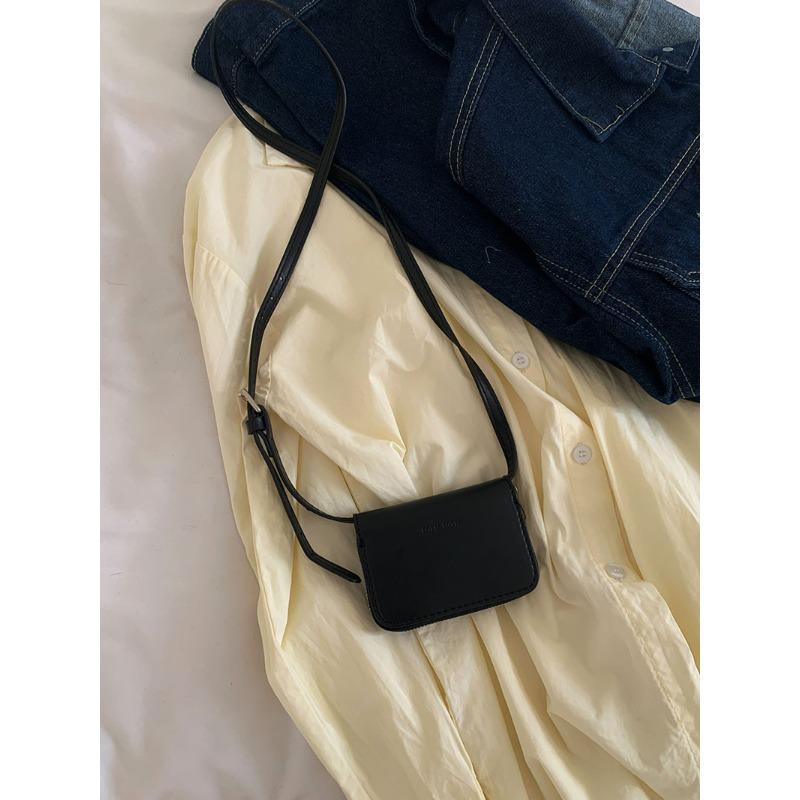 Korean Niche Design, Fashionable Waist Bag with Small Card Bag Mini Crossbody Small Square Bag Coin Wallet