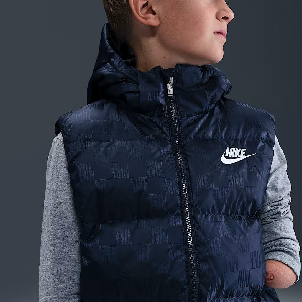 Nike Kids Down Vests Detachable Hood Moderate IR0026-410