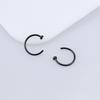 European & American Fashion Titanium Steel Lip & Nose Ring - C-shaped Fake Nose Stud Jewelry