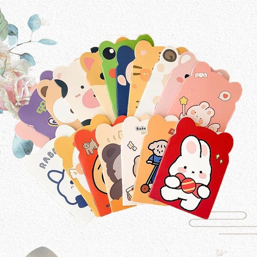 10pcs/pack Lined Paper Mini Notepad Diary Cartoon NoteBook Kawaii Notebook  Office Supplies