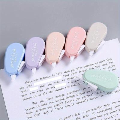 6 шт./компл. корректирующей ленты Kawaii, милые корректирующие инструменты, школьные и офисные корректирующие ленты, инструменты, канцелярские принадлежности
