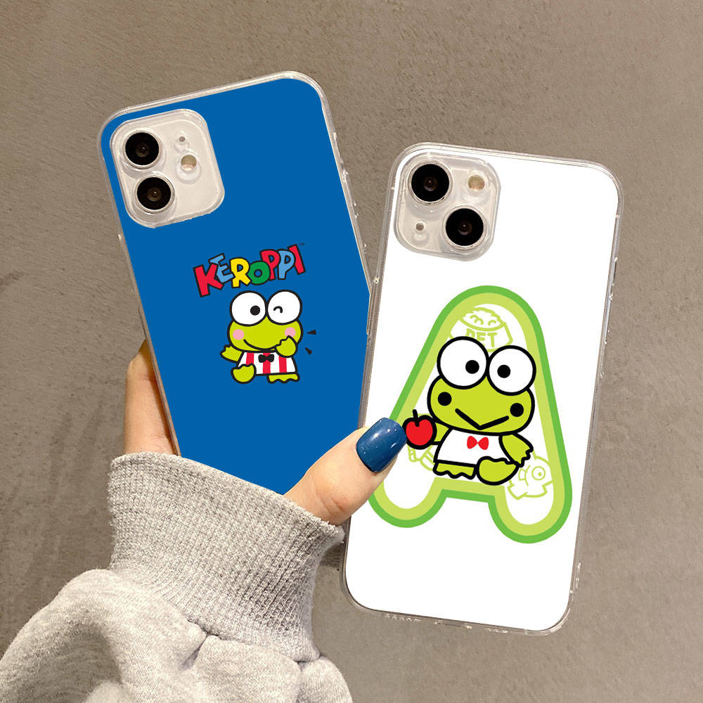Чехол для Samsung A04 A14 A23 A34 A54 M23 M33 M52 M53 Realme 10 9 C30S C35 C55 VIVO Y02S Y21 Y51 X80 Pro Прозрачный чехол LI10 Keroppi
