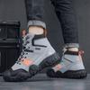 Мужские ботинки осень и зима новые высокие уличные ботинки нескользящие мягкие подошвы удобные походные ботинки модные повседневные рабочие ботинки
