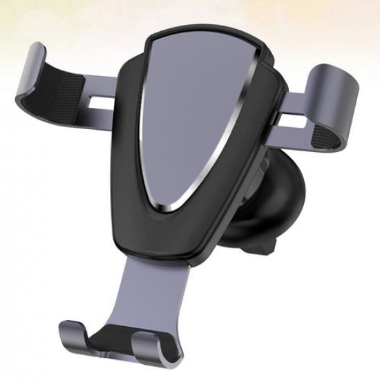 Car Air Vent Phone Holder Gravity Phone Stand (Grey) car mounted phone holder