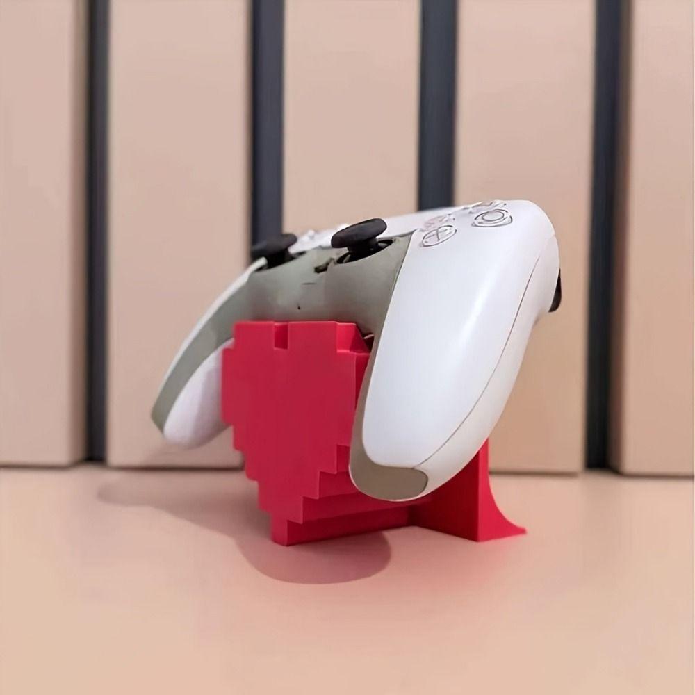 Игровой контроллер в форме сердца, Стабильное 3D-печатное настольное украшение, Хранение игровых контроллеров, Домашнее хранение