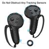 1 Pair For Meta Quest 3/3S Handle Controller Cover VR Hand Grip Case Easy To Replace Battery