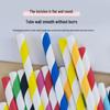 Mixed Color Biodegradable Paper Drinking Straws