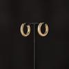 round clicker earrings: small.