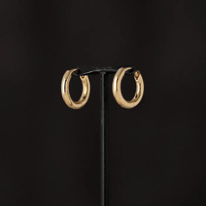 round clicker earrings: small.
