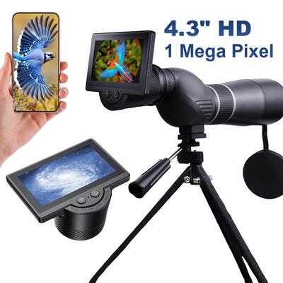 Универсальный WiFi Электронный Окуляр 4,3-дюймовый IPS Экран 1080P для 1,25/2-дюймового Астрономического Телескопа Беспроводной Окуляр для Наблюдений
